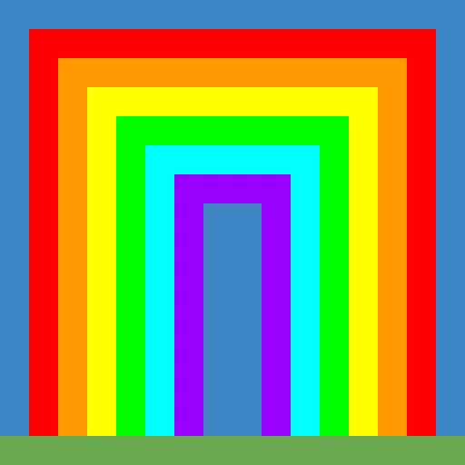 rainbow that colored the world