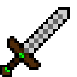Pixel game sword