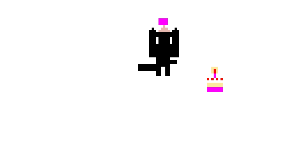 happy bday black cat