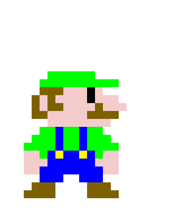 8-bit Luigi