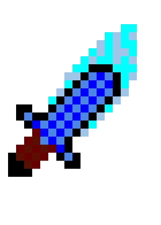 Enchanted diamond sword