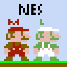 super mario bros style