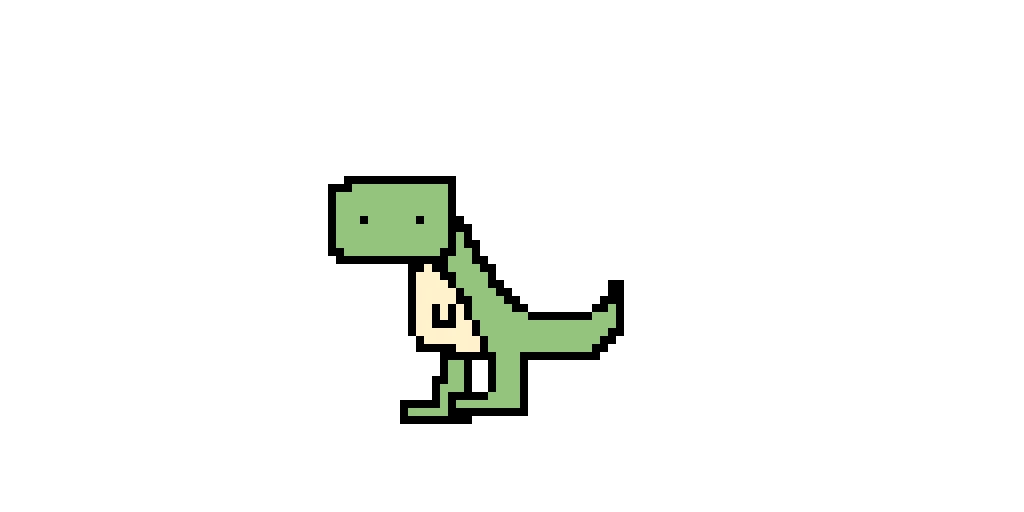 The old dino pix logo has survived.