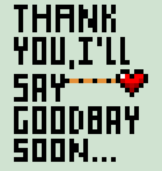 thank you i rsquo ll say googbay soon