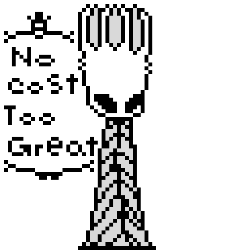 The Pale King from Hollow knight because I felt like it