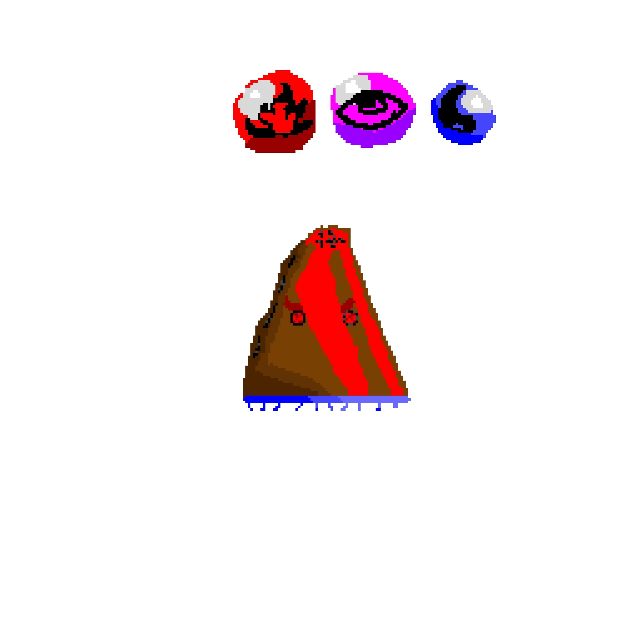 volma a pokemon i made in elementary shcool its fire psychic it moves by floating and water