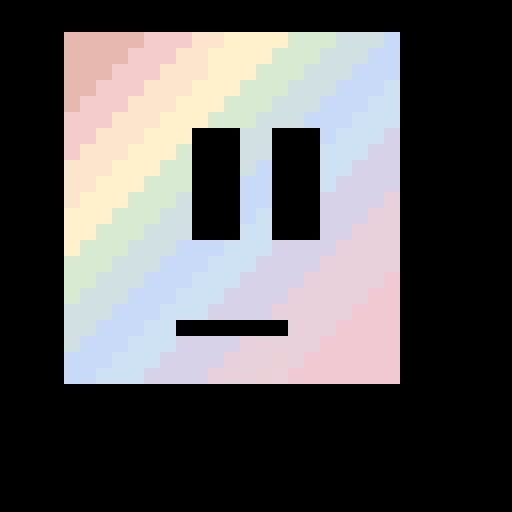 Rainbow Square Face <3