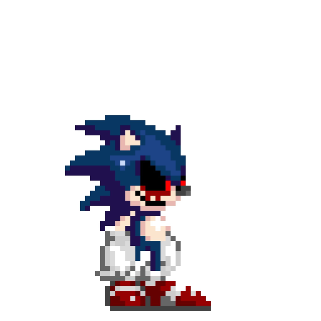 Sonic exe pixel art