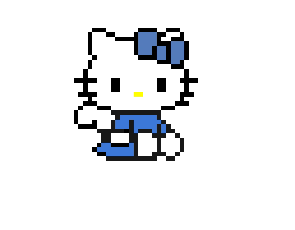 blue hello kitty