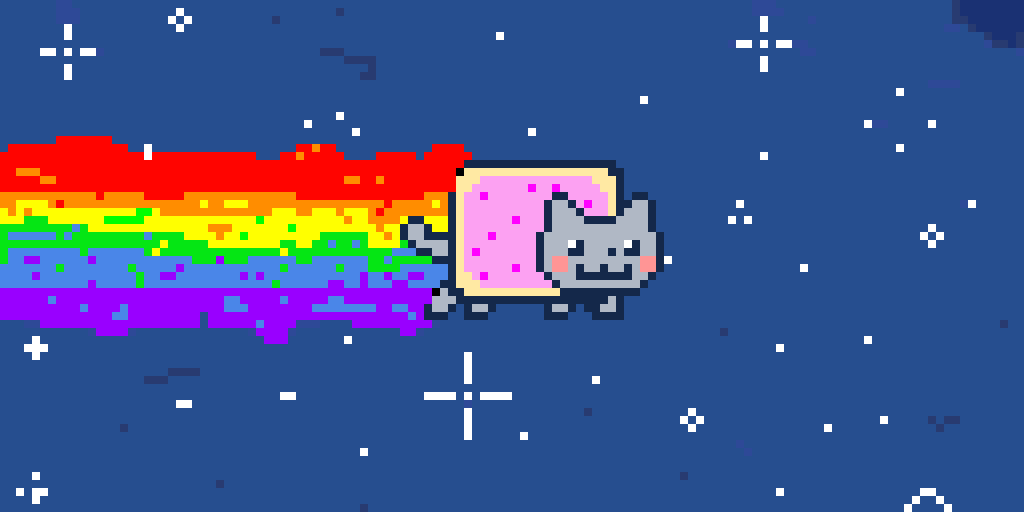 Cat game pixel art