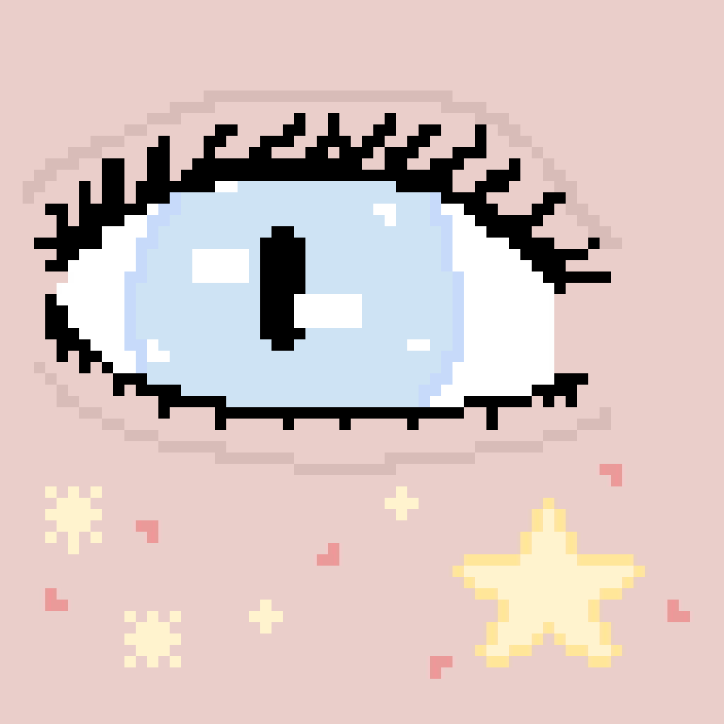 eye with stars