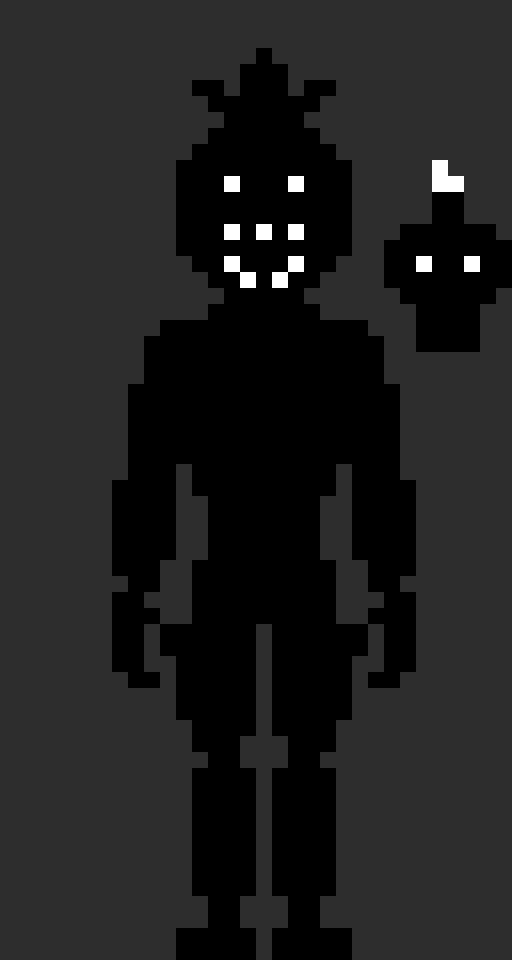 shadow chica and shadow cupcake carl