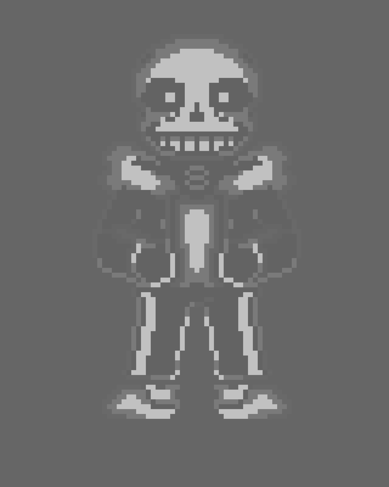 Accidentally made foggy sans