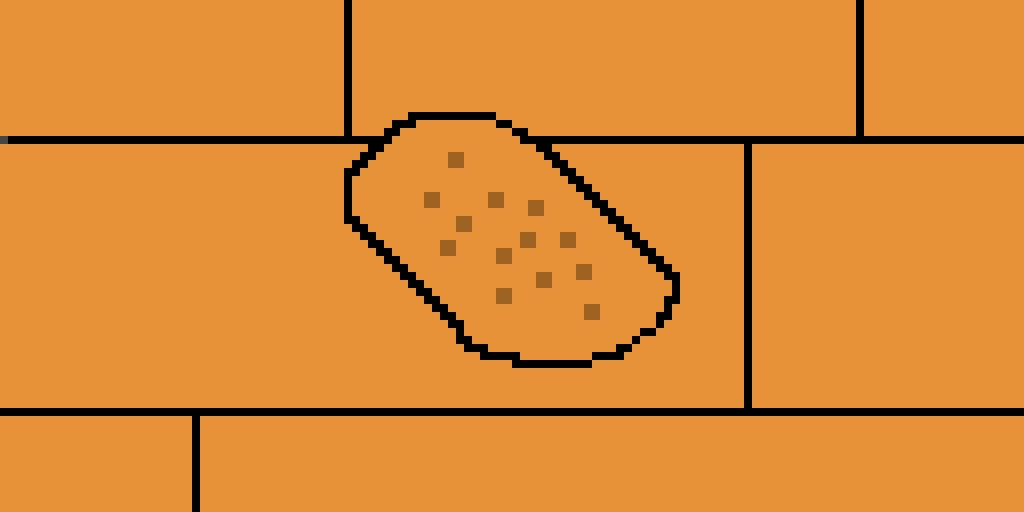 chicken nugget on a hardwood floor