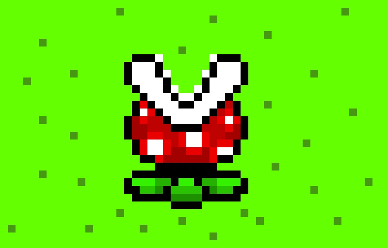 Super Mario World Enemies: Jumping Piranha Plant