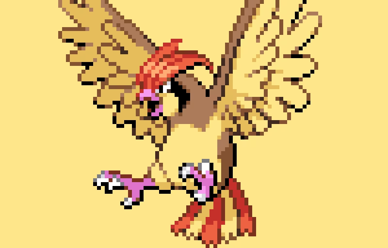 - | #017 | Pidgeotto | Pokemon Pixel Art | -