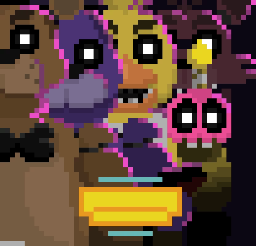 fnaf movie poster black eyes