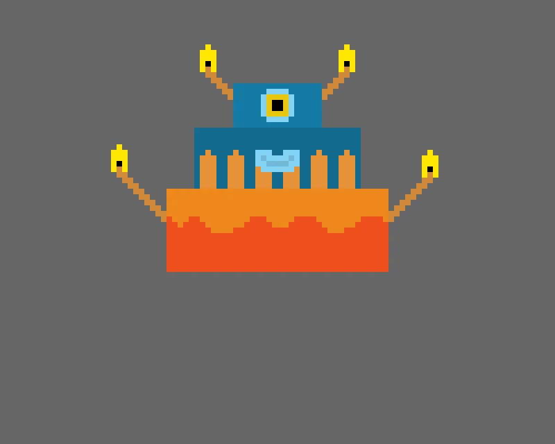 a ziggurab birthday cake my birthdays on july 8