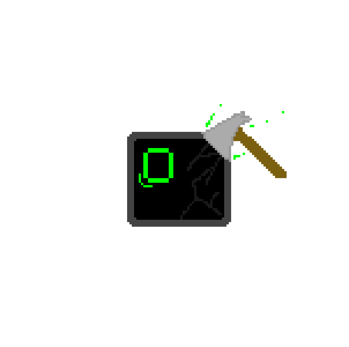 challenge-i-added-a-hammer-with-some-cracks-on-the-screen-with-some-sparks-kit-the-computer-returns