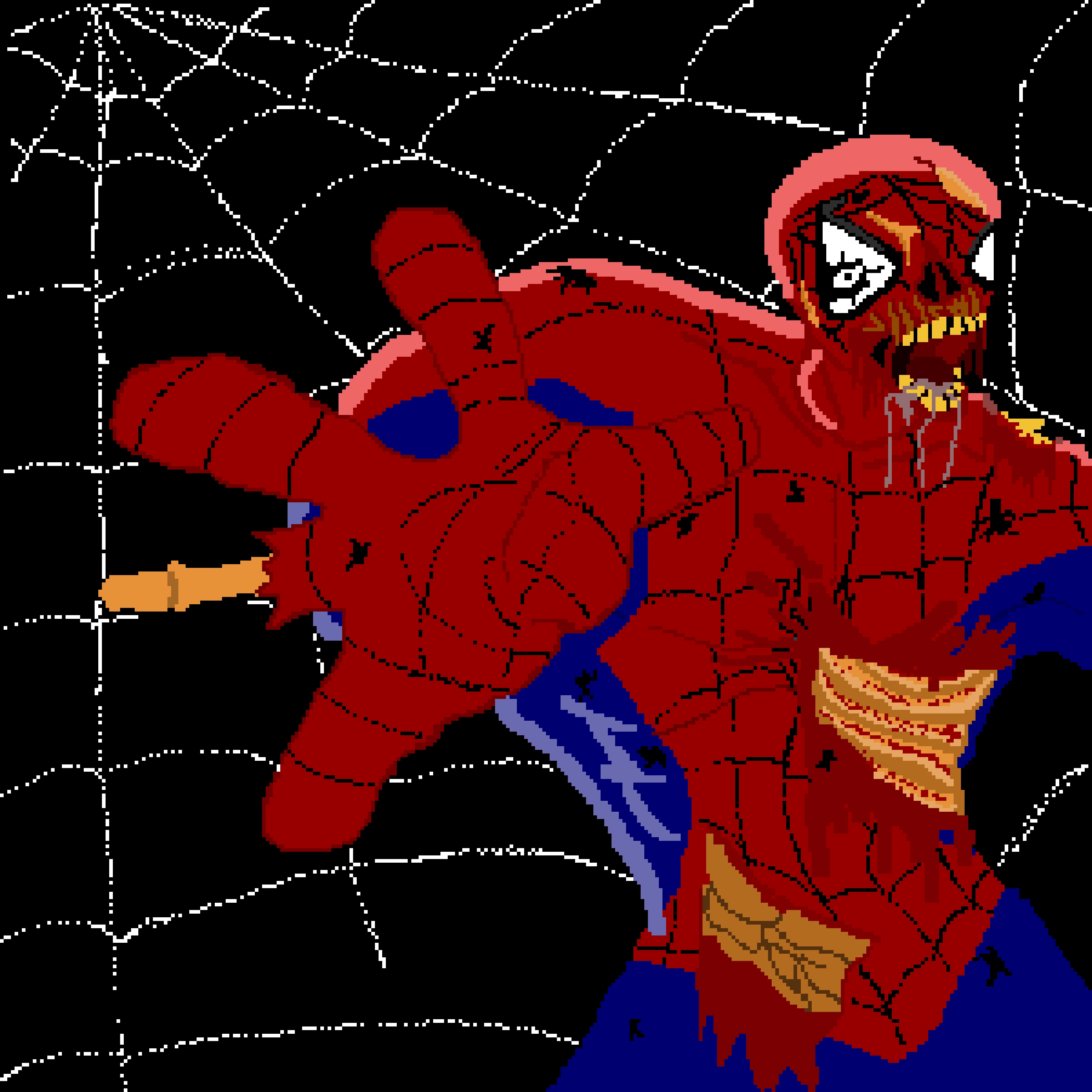 final art zombie spiderman contest