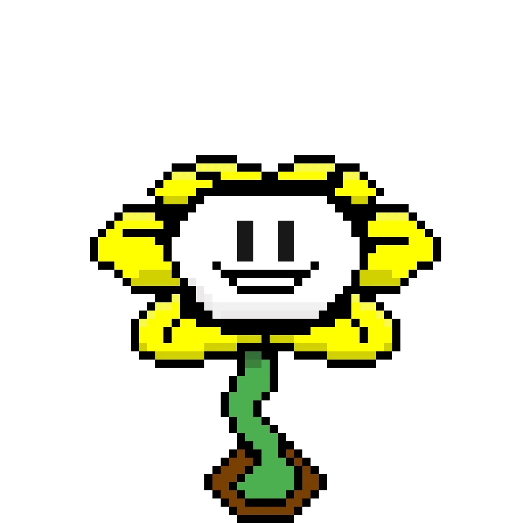 flowey colored by my friend