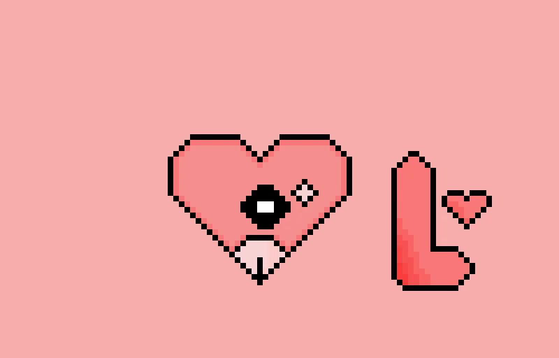 Luvdisc from Pokemon Though you might have to rotate your screen to the left to see it