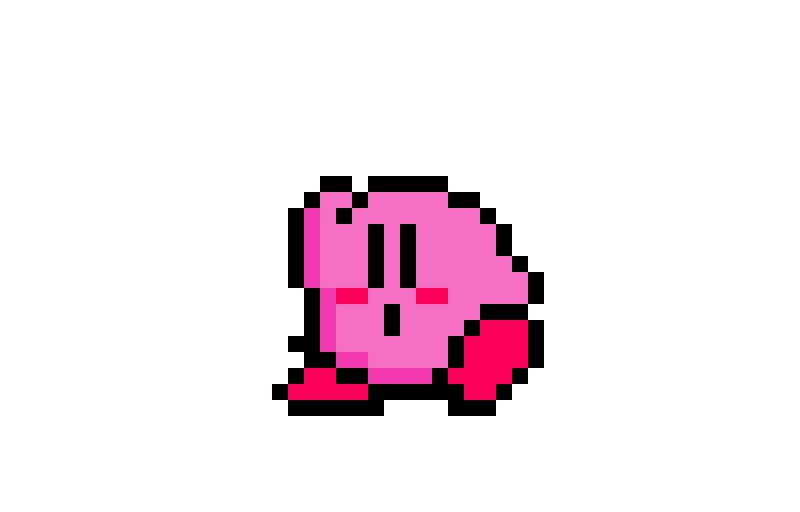 rainbow kirby gif