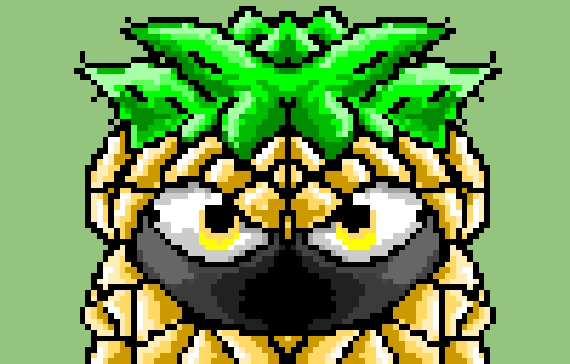 robot fruity pineapple