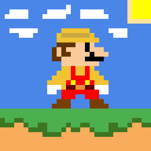 super Mario in super hammer