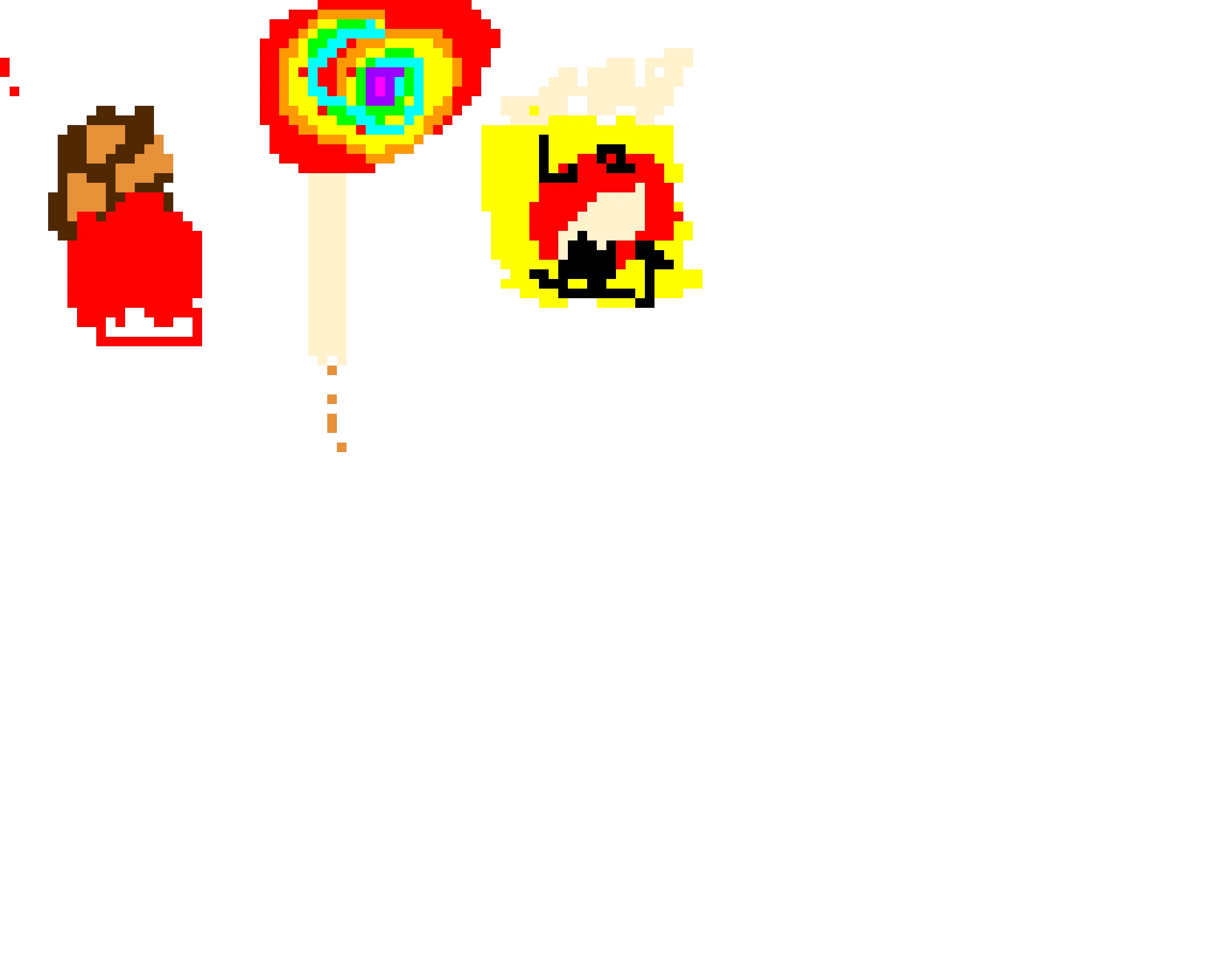 lays lollipop and a chocolate bar (contest)