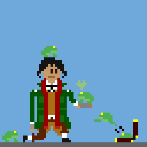 pocket with their frogs