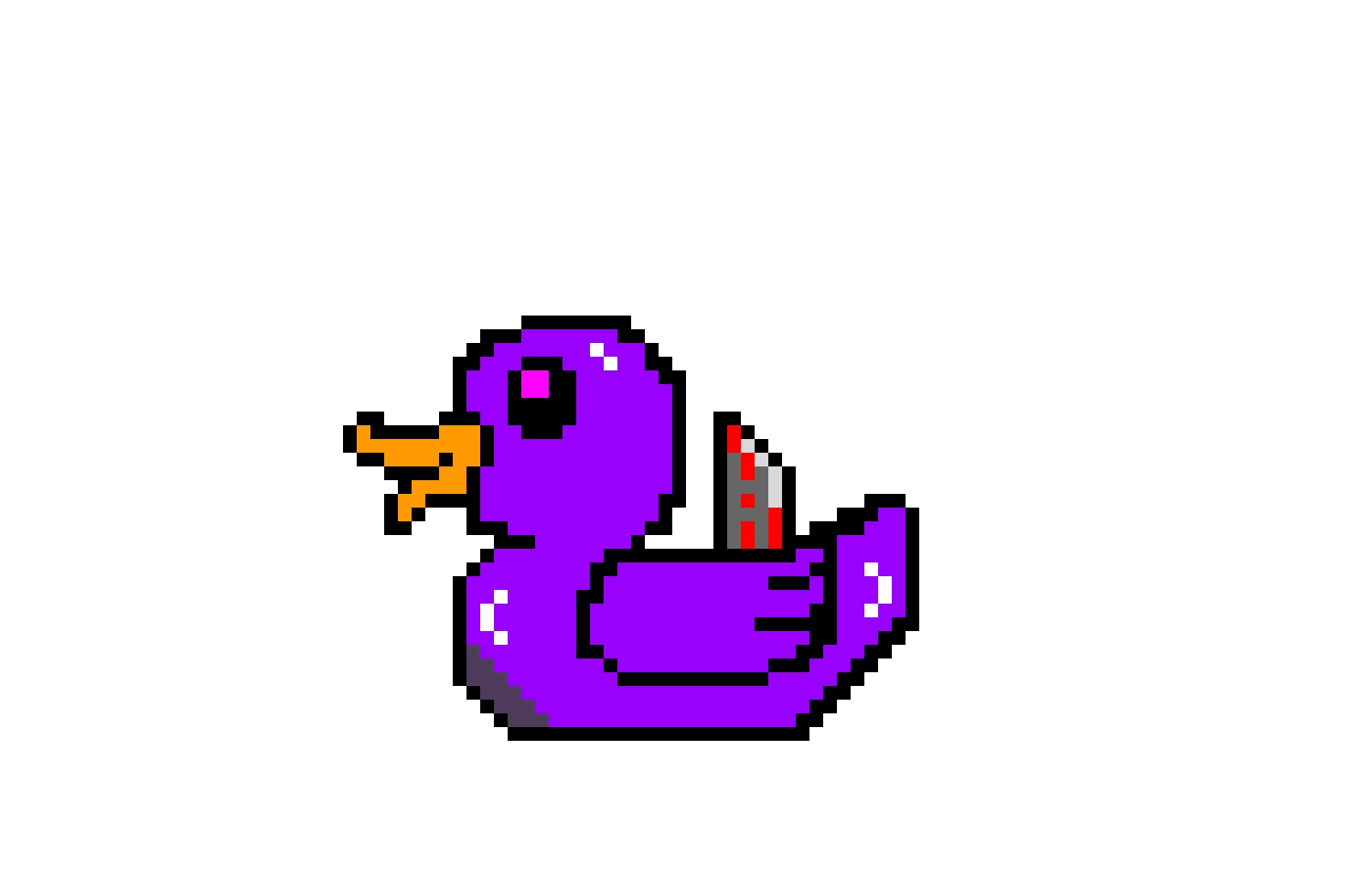 purple duck guy