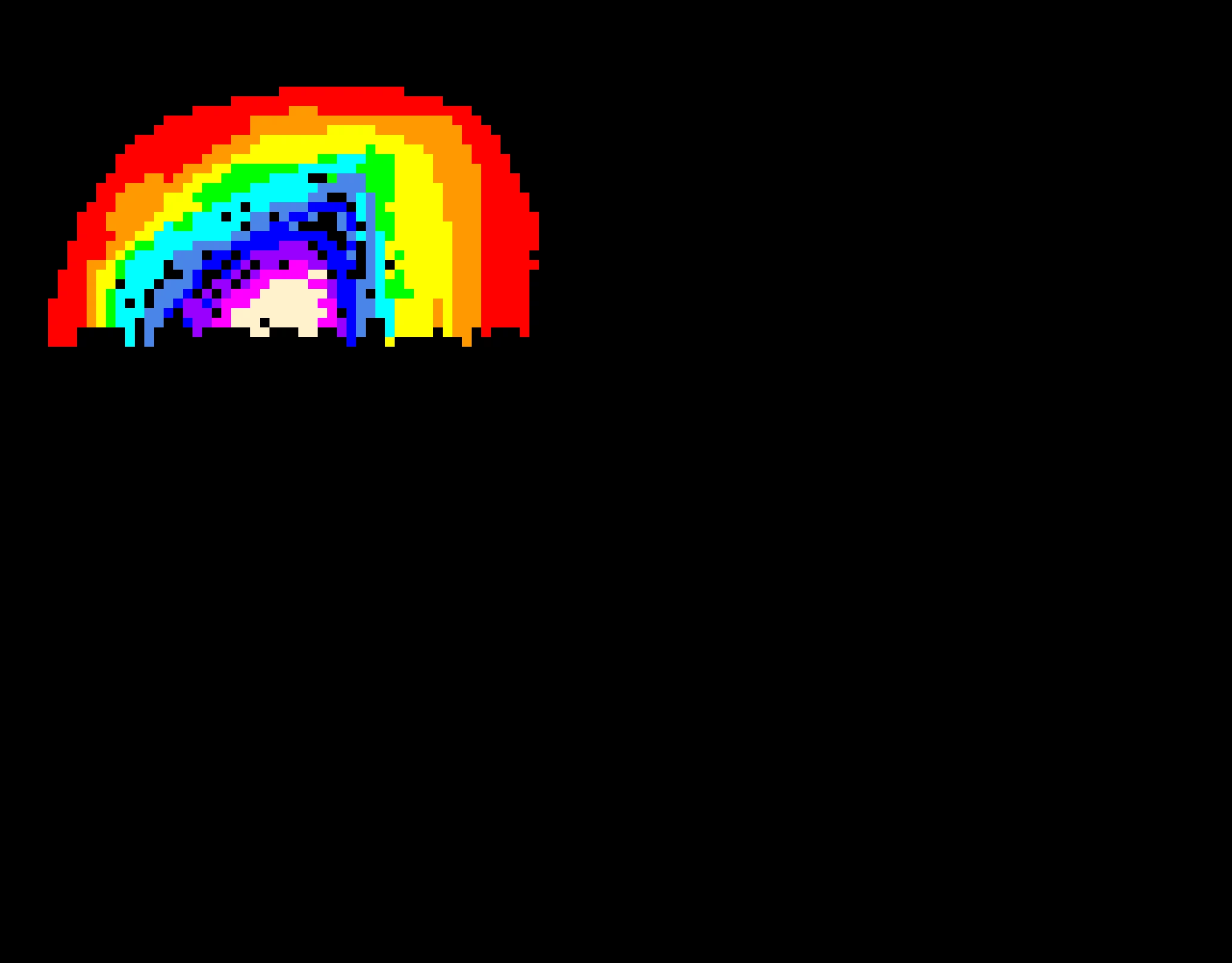 Rainbow in the darkness *profile pic*