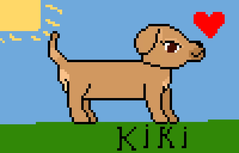KIKI THE DOG MY NEW PUPPY