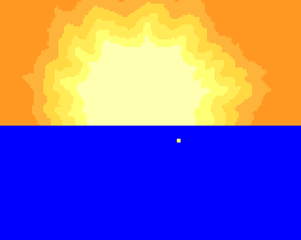 Unfinished sunset
