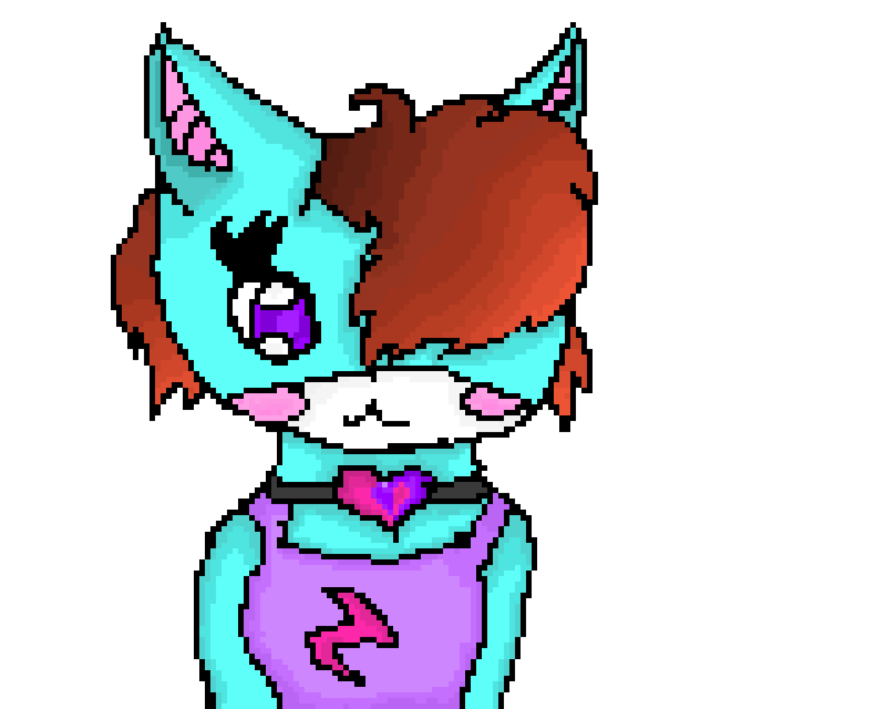 drawing of julietcalicofun5 as a furry!! (requests will still be set until july 4th) like 