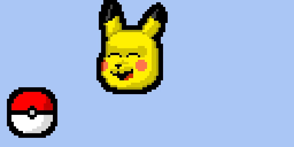 pikachu and pokeball