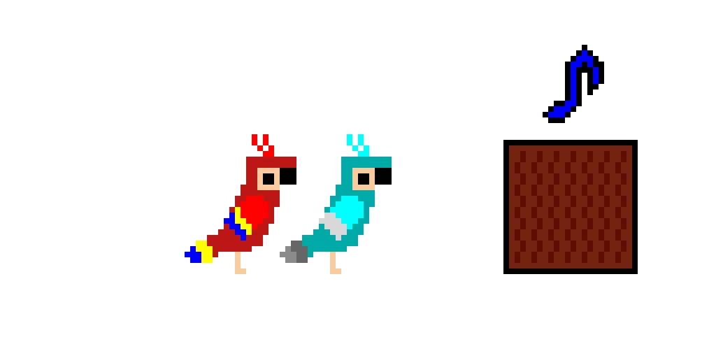 parrots and the jukebox (bird contest)
