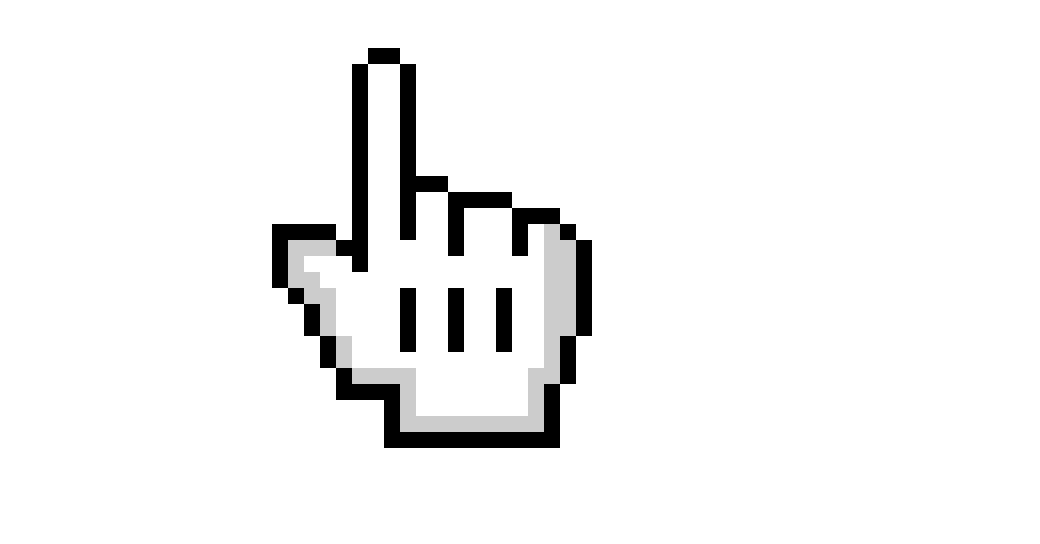 Just a remake of the cursor hand you already know who made it 