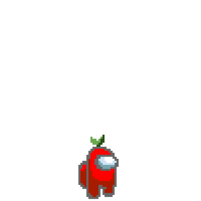 Among us Crewmate à¶© with plant