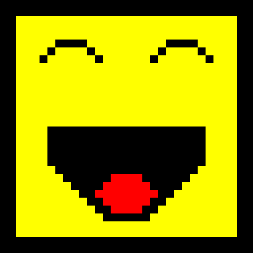 Happy face (feel free to change face)