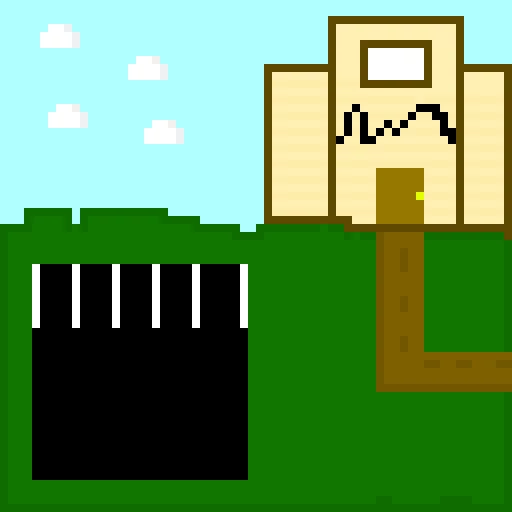 school pixel art