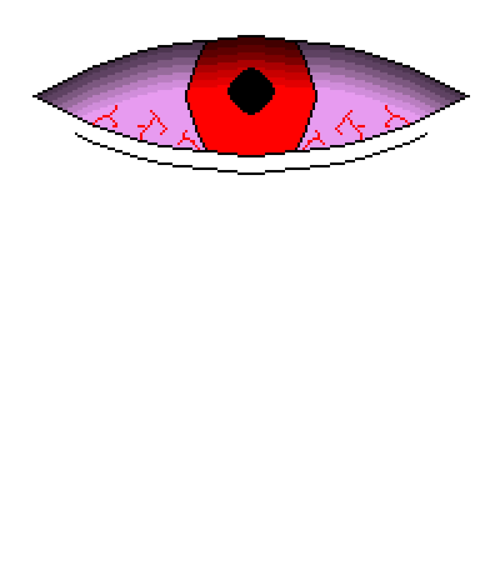 A bloodshot eye