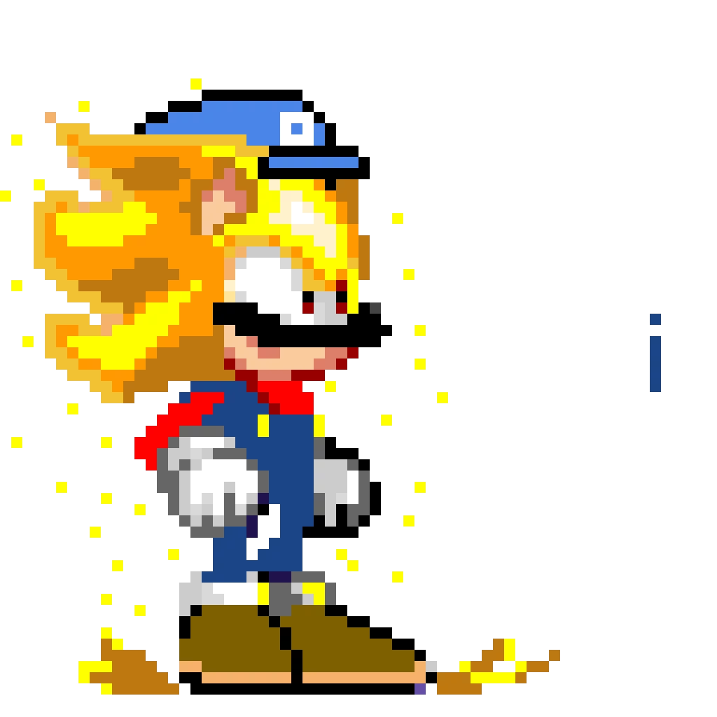 sonic is happy for mario