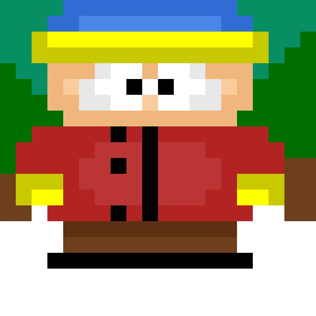 eric cartman with shading