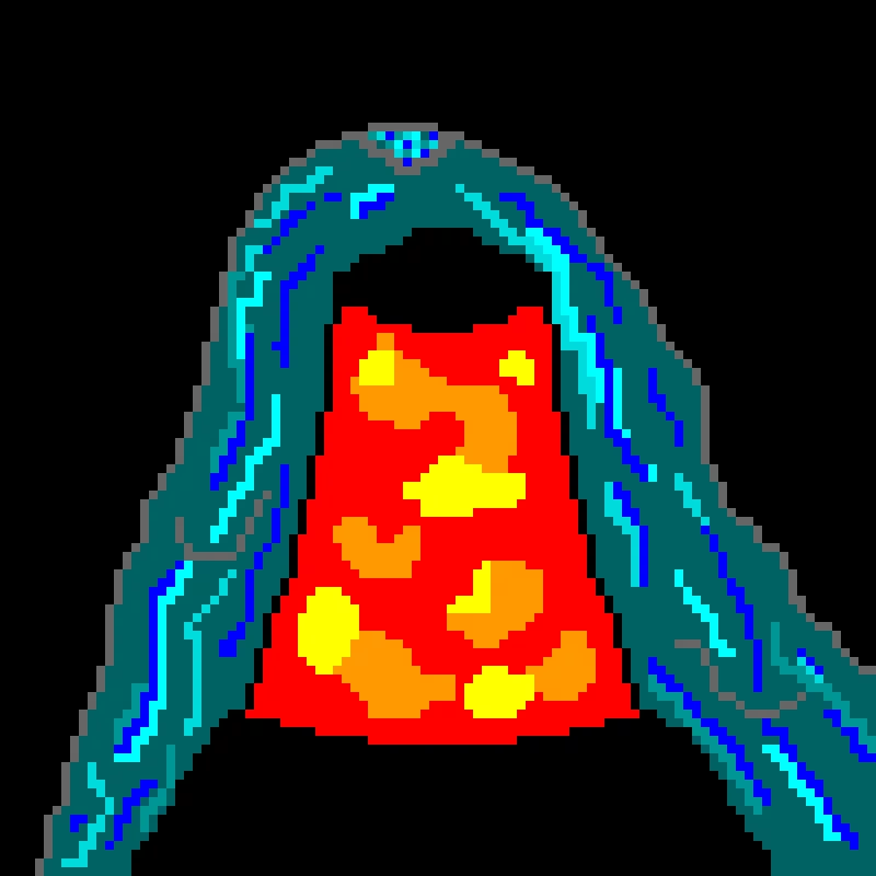 lava lamp w/ waterfall