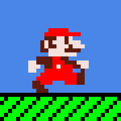 Mario bros walking sprite