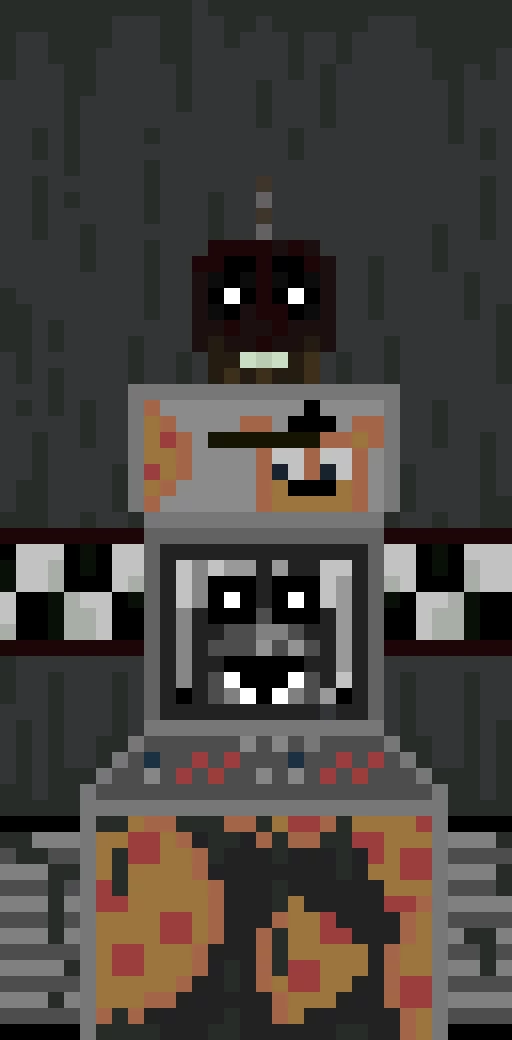 phantom chica arcade and phantom cupcake