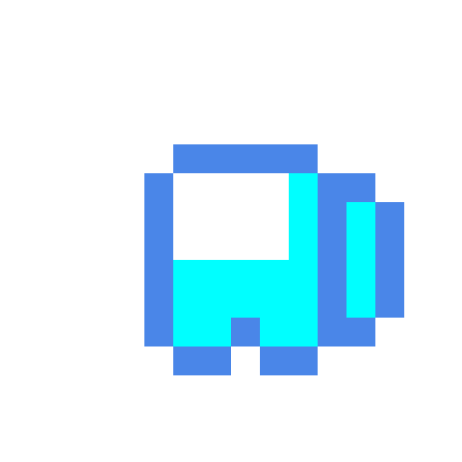 blue_blob as a mini crewmate