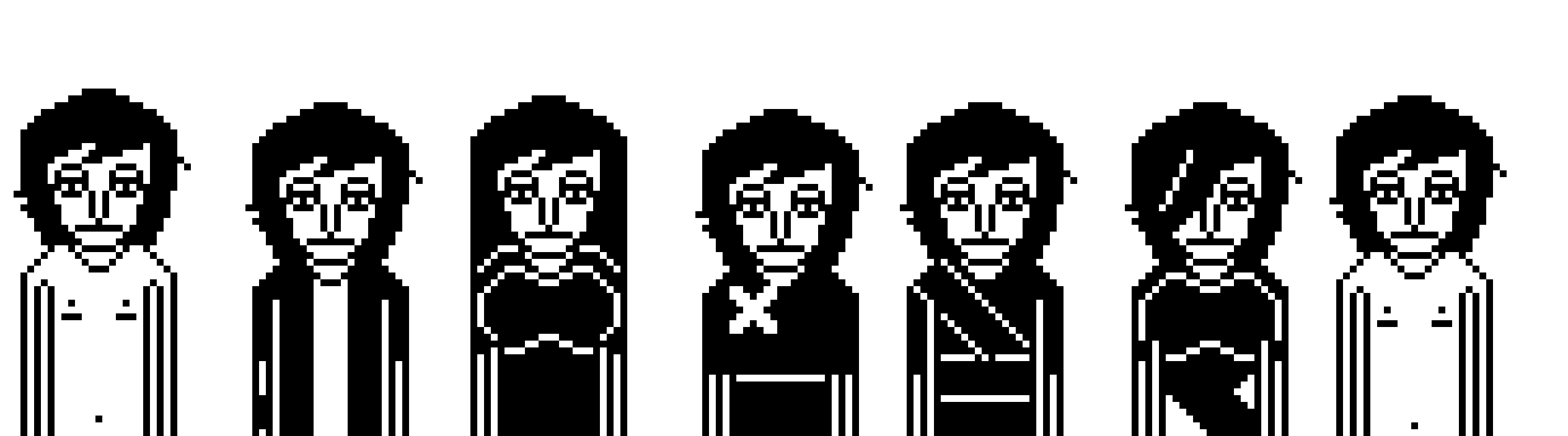 some polos in the style of v2